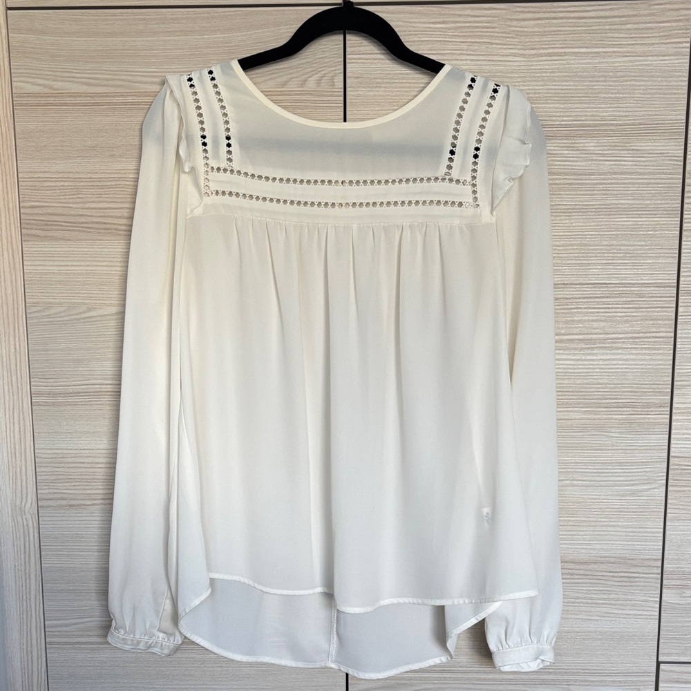 MELLODAY Elegant White Blouse